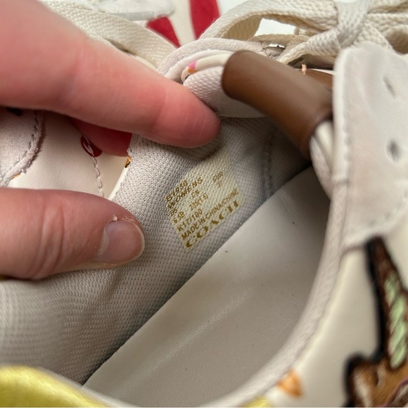 Coach Rare C125 Unicorn Cherry Embellished Sneakers - Picture 8 of 10